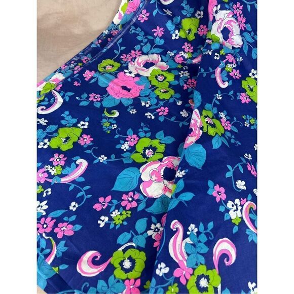 Vintage Mod Flower Power Fabric 3.5 yards - Picture 5 of 6